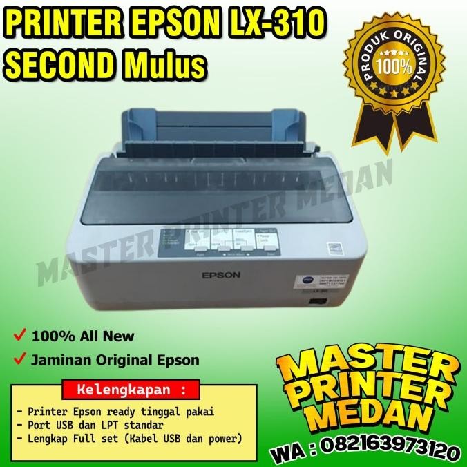 Epson Lx310 Bekas Printer Second Epson Lx-310 Co