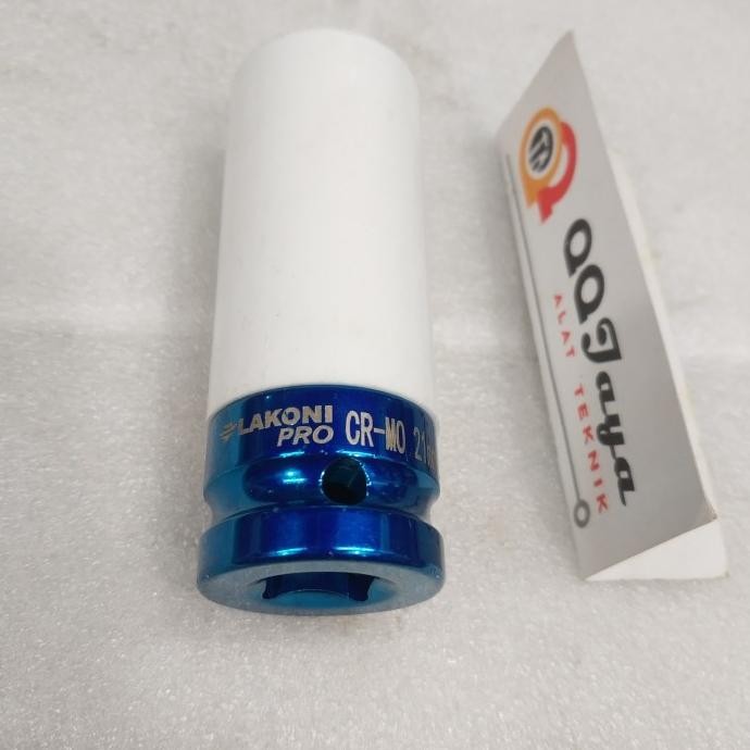 Kunci sok impact 21 mm panjang - Deep thin impact Lakoni jetjo READY