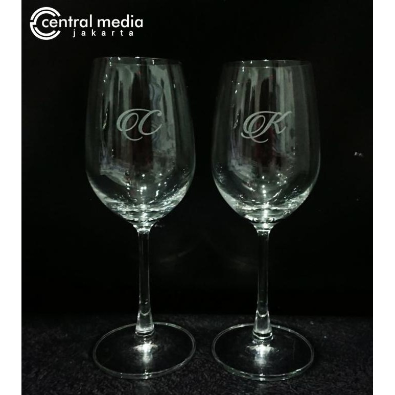 TERBARU Gelas Wine Grafir Custom Type BORDEAUX Engraved Wine Glass GOSEND ONLY