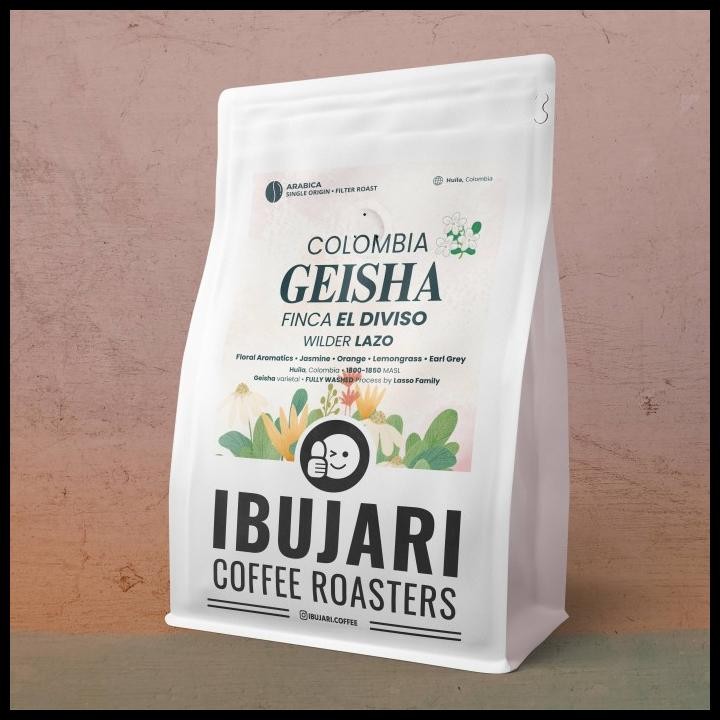 

Colombia Geisha Finca El Diviso Wilder Lazo Fully Washed Biji Kopi Arabika Manual Brew Filter Arabica Wash Coffee Beans Original Best Seller