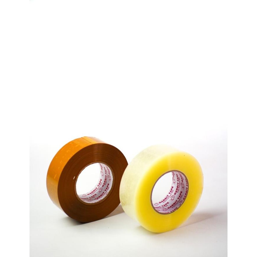 

Khusus Gojek Lakban Bening / Coklat RABBIT TAPE 2 inch x 500 Yard 300M murah