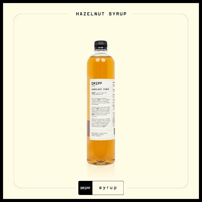 

Dripp Hazelnut Syrup ( Sirup Hazelnut ) Original Best Seller