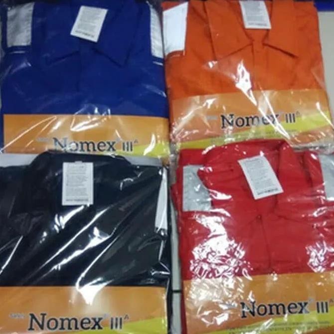 Coverall Nomex Iiia / Warepack Bahan Anti Api / Coverall Pertamina New Stok