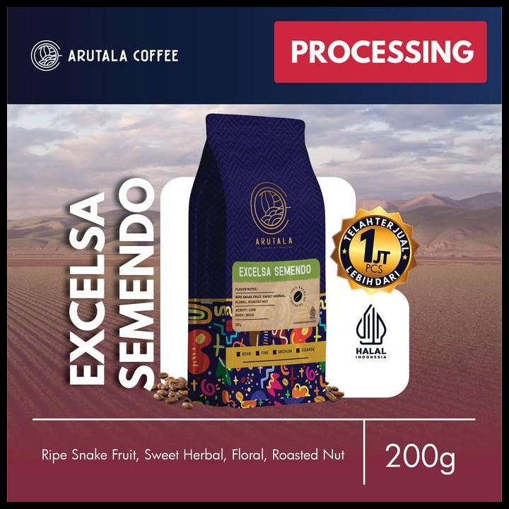 

Arutala Kopi Excelsa Semendo 200 Gram Original Best Seller