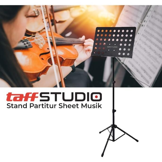 TERLARIS Stand Partitur alas lembaran pidato | musik | acara | set studio