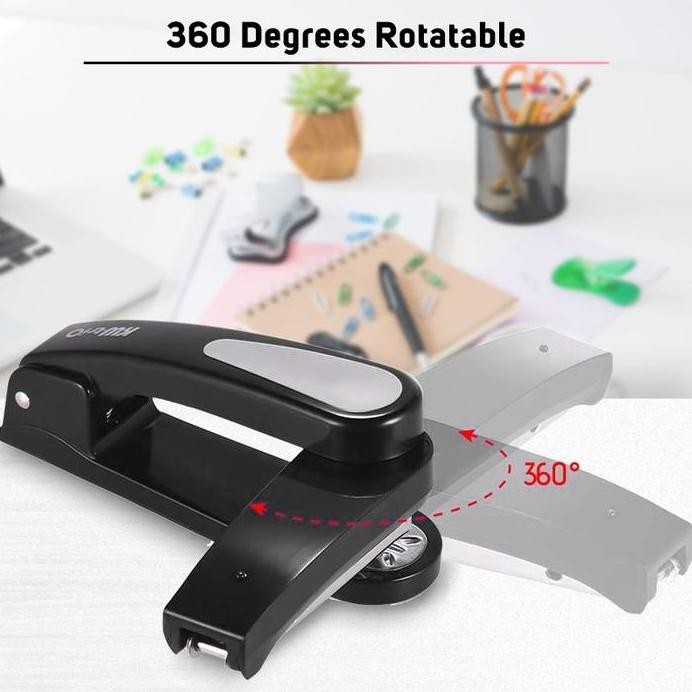 

Stapler Tugas Berat Rotasi 360 Stapler 24/6 Staples Stapler Putar Kertas Panjang yang Mudah KW-TRIO murah