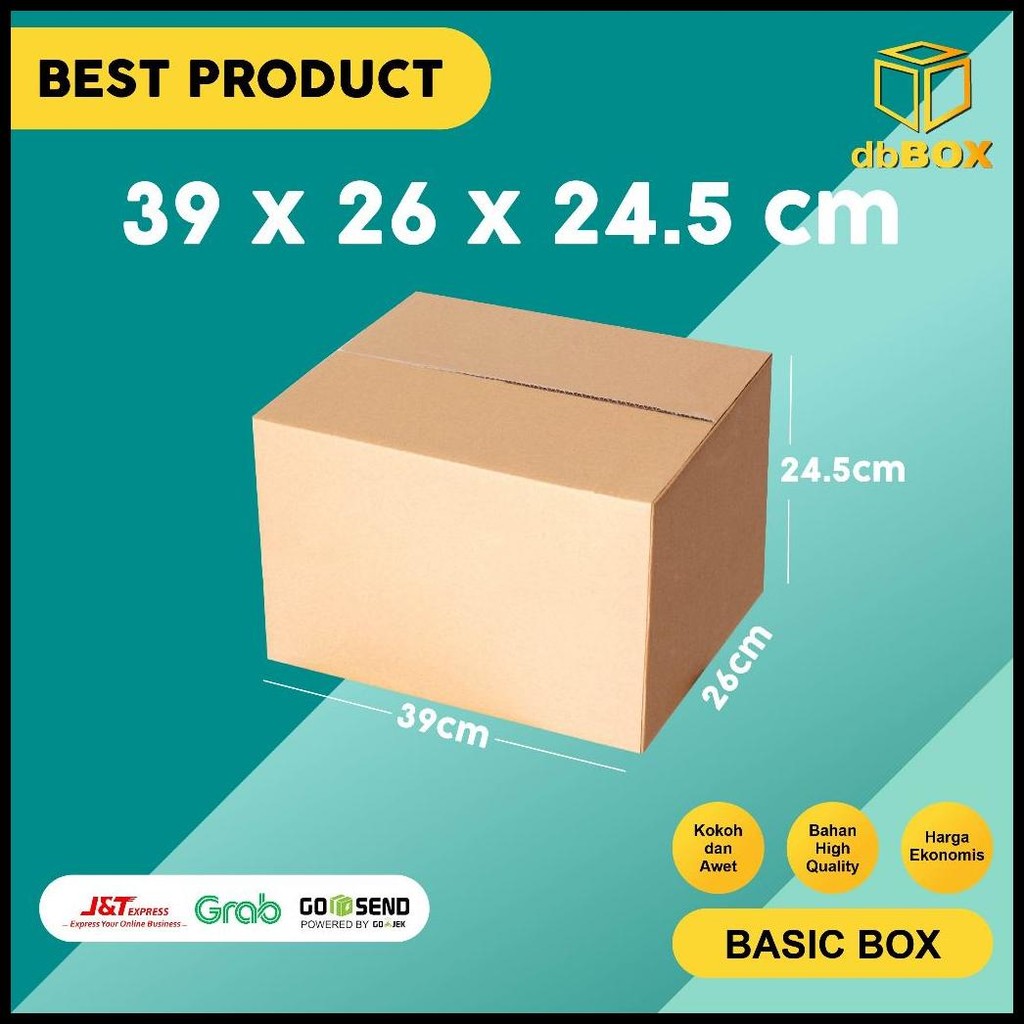 

Ready (10Pcs) Box Kardus 39X26X24,5 Cm Dus Packing {Terlaris|Best Seller}