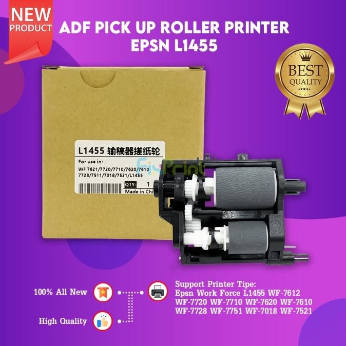 Roller Adf Epson L1455 Wf 7720 7612 7610 7620 7728 7751 7018 7521 New Co