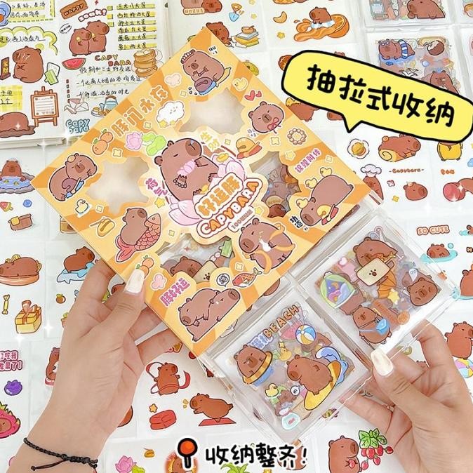 

Stiker Capybara Box isi 100 lembar MOMO051 murah