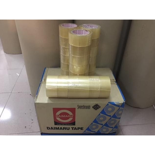 

Lakban Daimaru Tape Bening 2 inch x 90 Yard (Slop @6Roll) murah