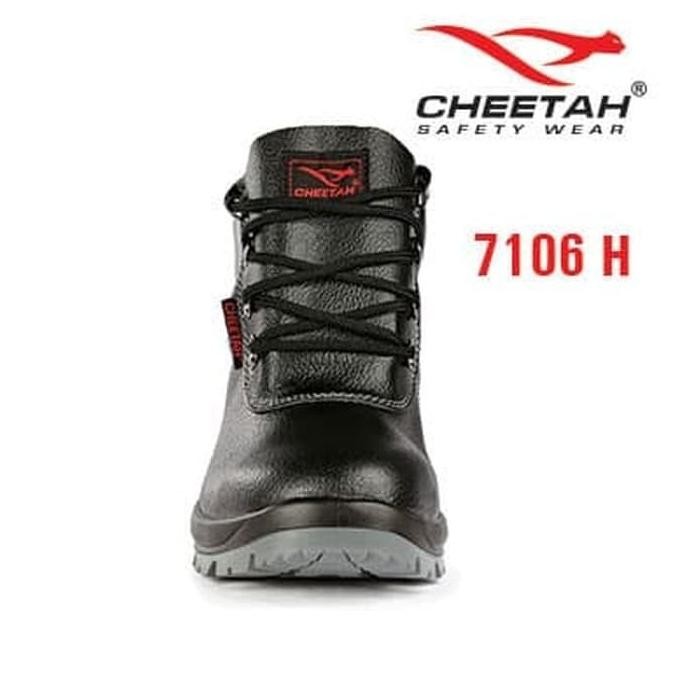 Sepatu Safety 7106 H - Cheetah - Double Sol Polyurethane Safety Shoes New Stok