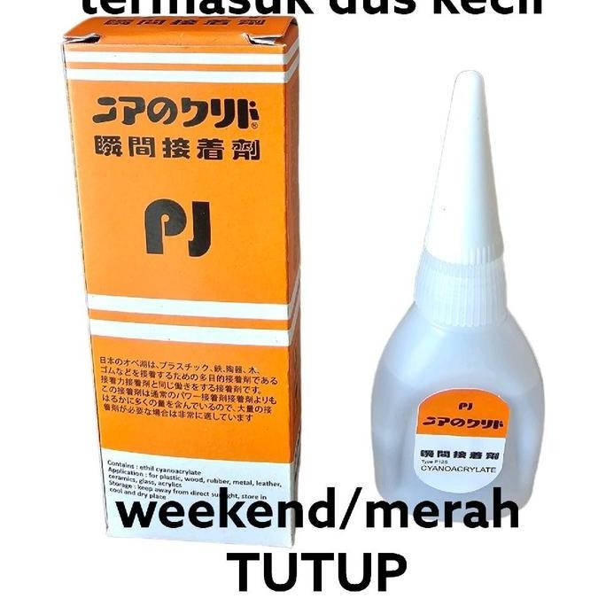 

LEM KOREA SUPER GLUE PJ LEM KAYU per50pc LEM SERBAGUNA murah