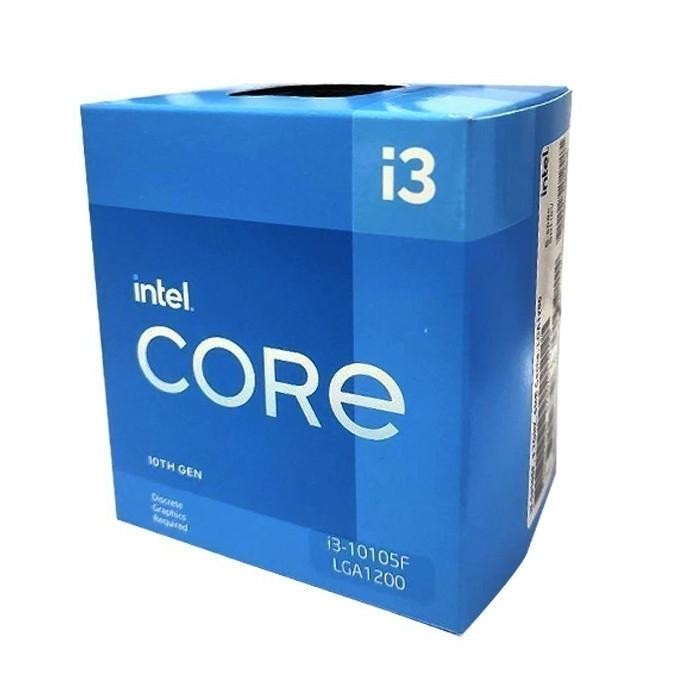 TERMURAH - PROCESSOR INTEL CORE I3 GEN 10 F BOX RESMI / CORE I3 10105F LGA 1200