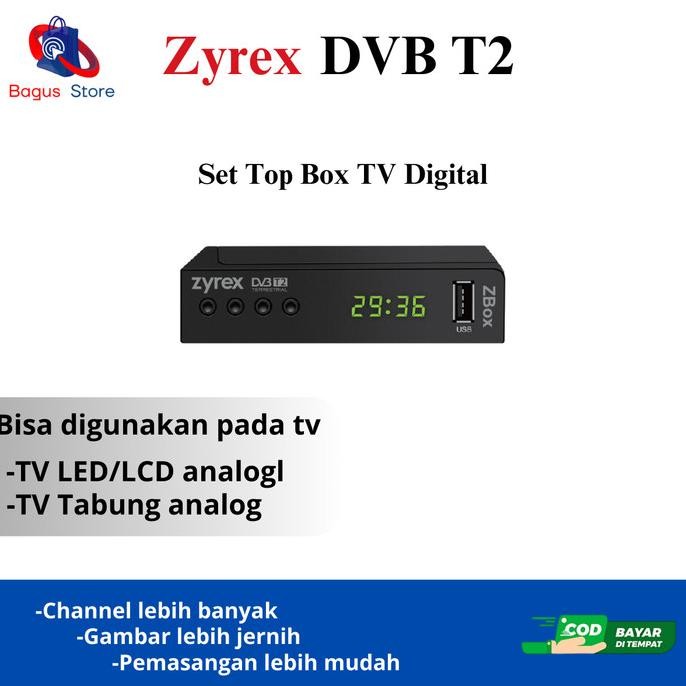 CO Set top Box ZYREX STB Zyrex TV Digital