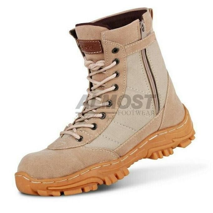 Sepatu Almost Tactical Swat Safety Hitam Original Boots Pria New Stok