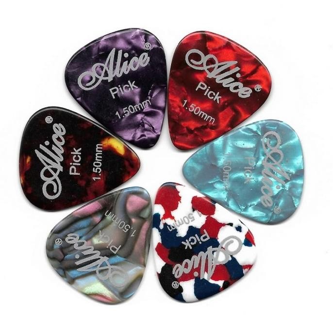 Pick Gitar Alice Ap-600A Celluloid 1.5Mm Co
