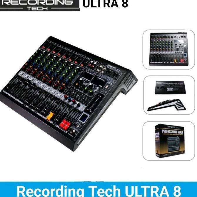 Recording Tech Ultra 8 Mixer Audio 8 Channel Mixing Console Ultra 8 Original Co