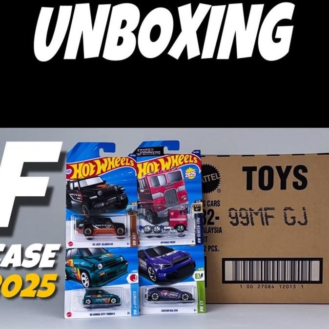 Grosir Hotwheels Dus Lot F 2025 Segel Sni Isi 72Pcs Hot Wheels