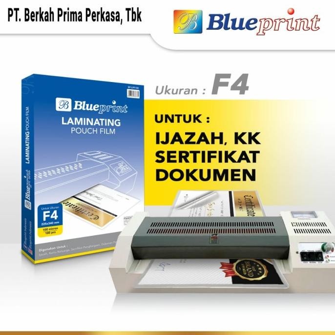 

Plastik Laminating Film BLUEPRINT / Laminating Film 100 Micron - F4