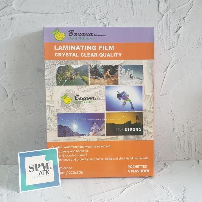 

Plastik Laminating A4 100 micron Banana