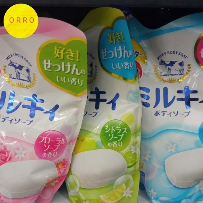 

hanya disini] milky body soap refill 400 ml