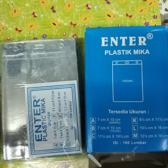 

Plastik Nametag 10.5 cm x 16 cm ( 1 pcs )