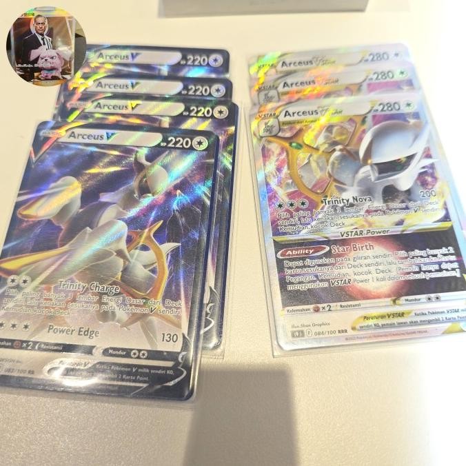 Promo Arceus V Vstar S9 Kartu Pokemon Tcg Indo