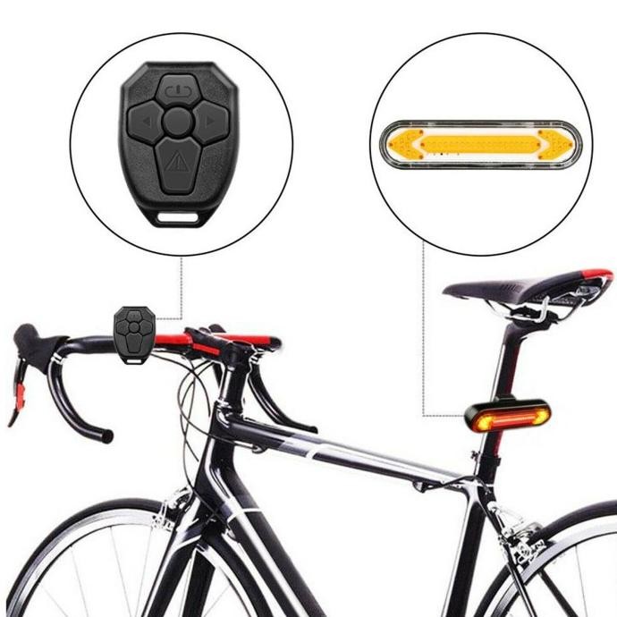 LAMPU BELAKANG SEPEDA LAMPU SEIN RITING SEPEDA DI BAWAH SADEL CAS USB