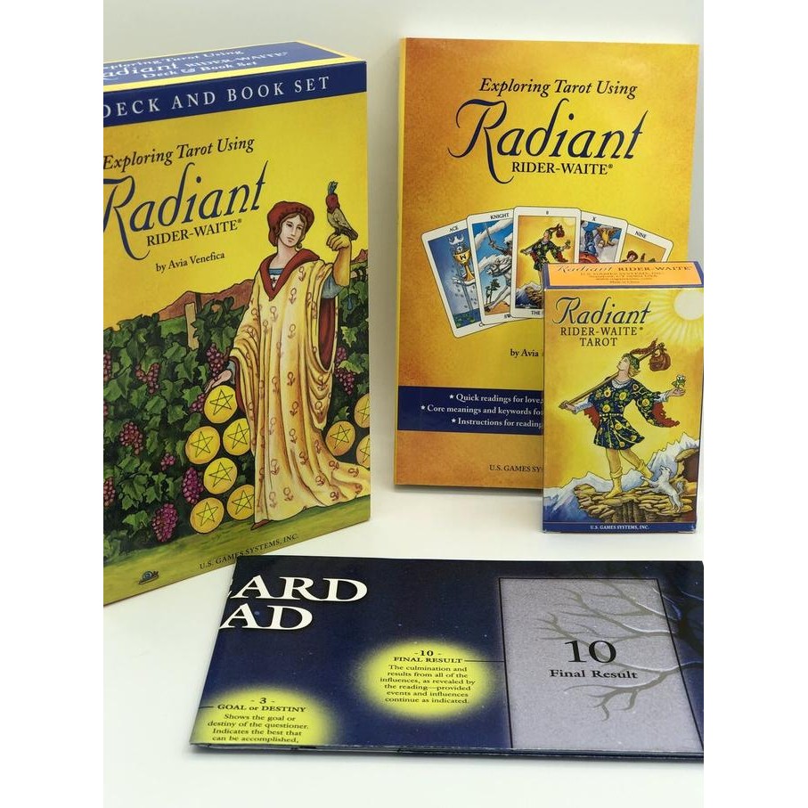 Grosir Exploring Tarot Using Radiant Rider-Waite Tarot Deck And Book Set | Us Games Tarot Deck Kit