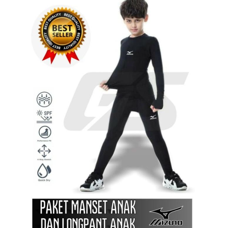 Baju Voli Anak/Celana Voli Anak/Legging Anak Mizuno Murah