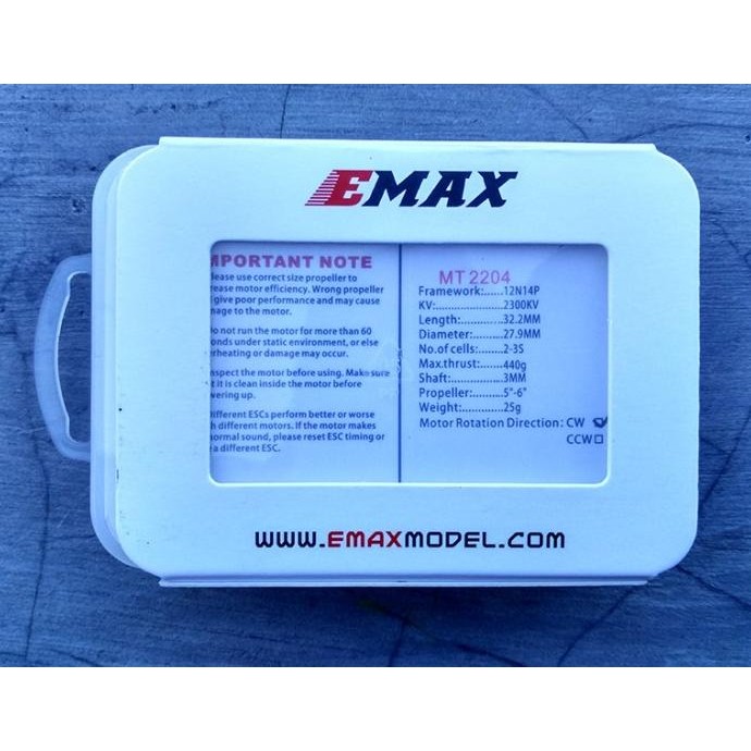 BRUSHLESS MOTOR EMAX MT2204 2300KV CW