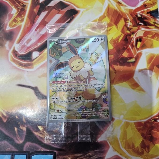 Sale Kartu Pokemon Tcg Indonesia Terastal Festival Sv8A   Ar Promo Eevee 228/Sv-P