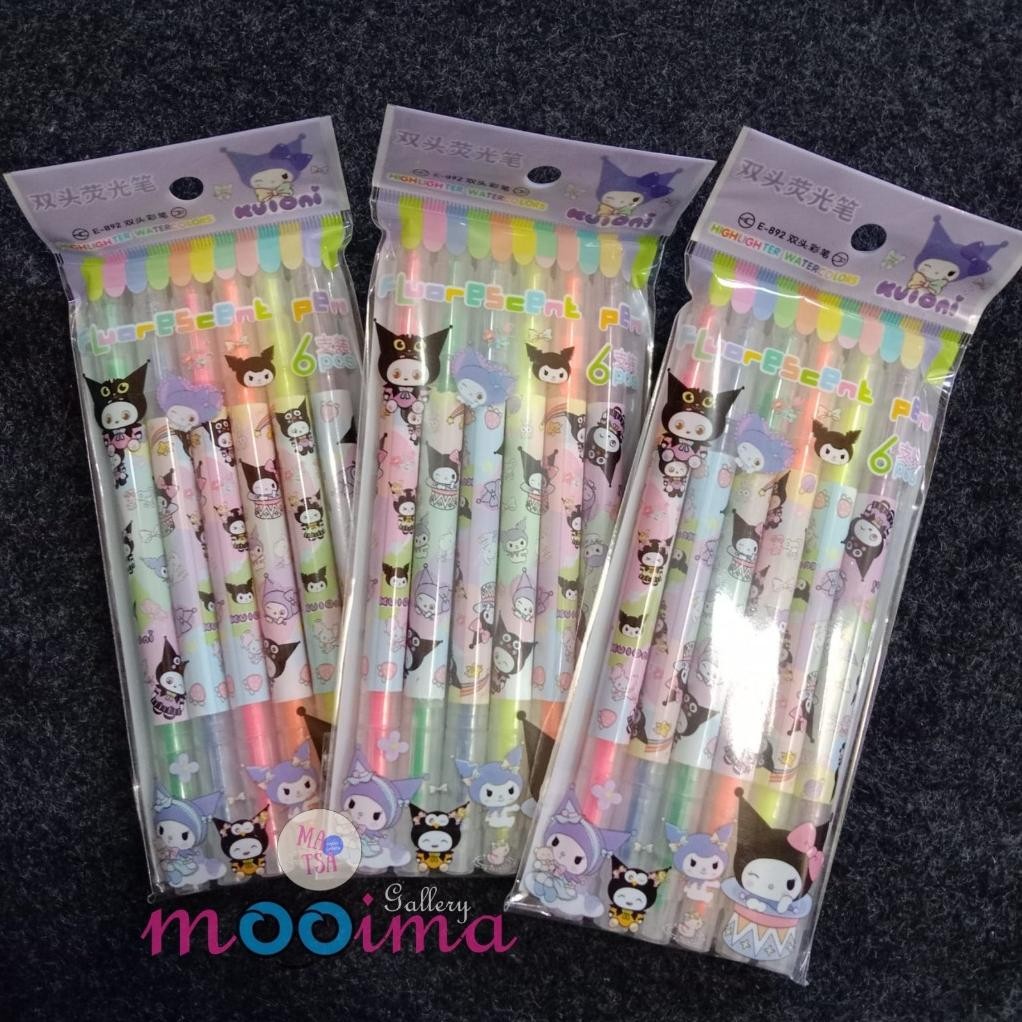 

Original Stabilo 2 Sisi Kuromi / Highlighter 2 Sisi Kuromi Lucu Best Seller