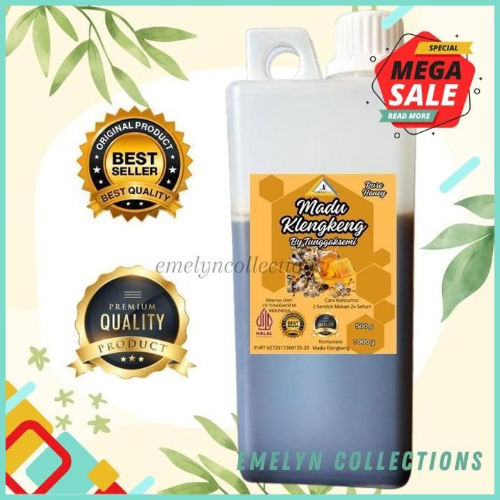 

TUNGGAKSEMI MADU MURNI ASLI NEKTAR KLENGKENG 1KG FRESH !!!