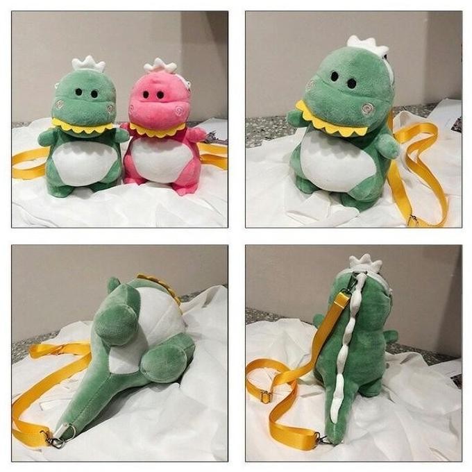 Sale Tas Selempang Boneka Dino / Tas Selempang Wanita Dinosaurus / Tas Boneka Dinosaurus / Tas Bonek