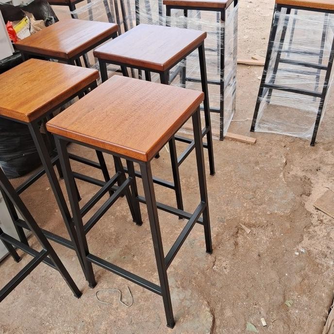 Hot Sale Kursi Bar / Kursi Caffe /Kursi Konter Besi &Kayu