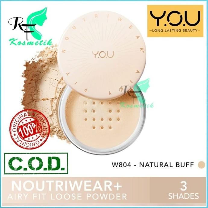 Jual Murah You Noutriwear+ Airy Fit Loose Powder You Bedak Tabur Noutriwear Terlaris..