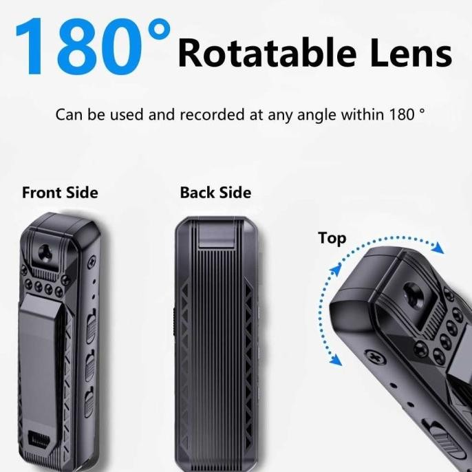 Promo Kamera Mini Tersembunyi Tanpa Kabel Pengintai Kecil Cctv Spycam Spy Camera Full Hd 1080P Rotat