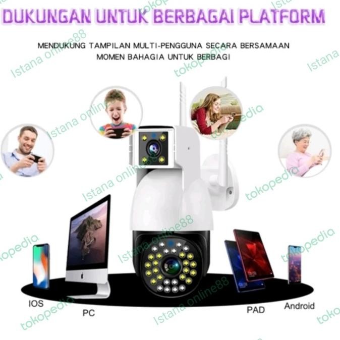 Sale CctvV380CctvHdWifiPtzCameraDouble LensOutdoorWaterproof