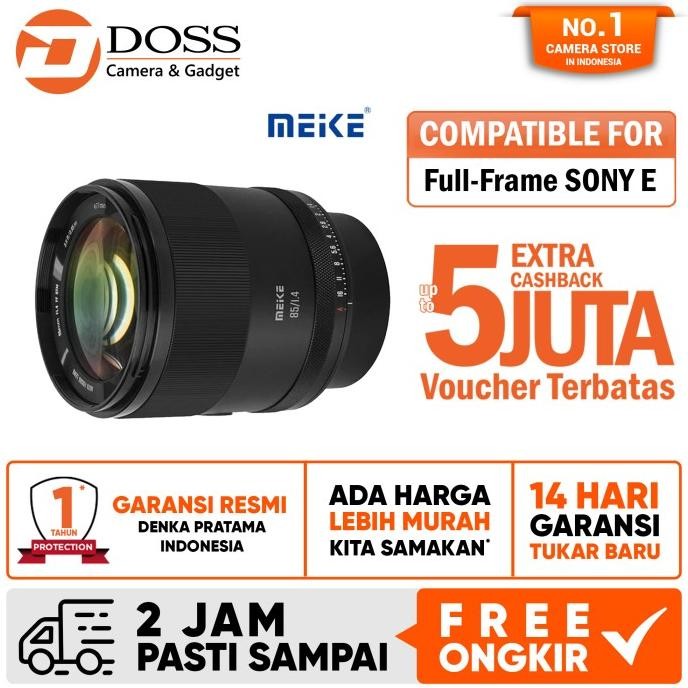 Promo Meike 85Mm F1.4 Af For Sony E Full-Frame Meike 85 Mm F/1.4 Lens