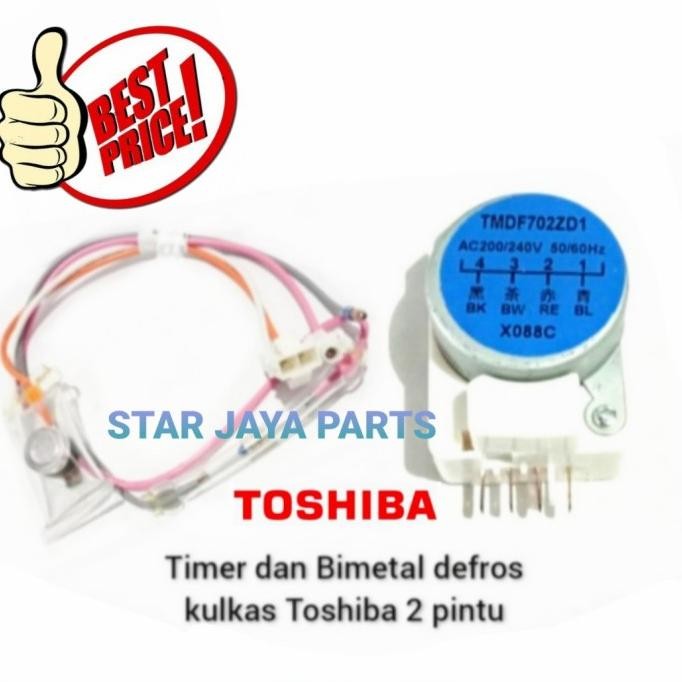 Timer Defros Kulkas Toshiba 2 Pintu 1set
