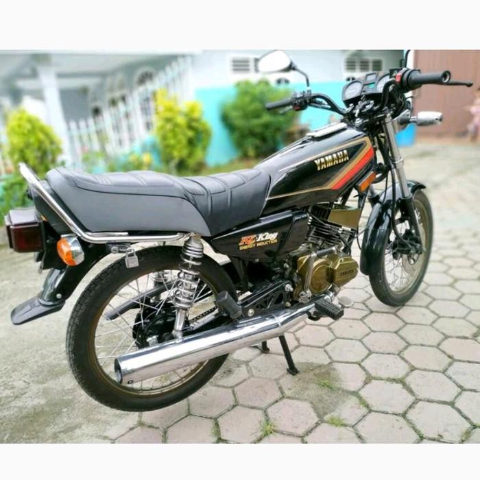 Lis Body/Striping/Stiker + Emblem Yamaha Rx King 1990 Hitam Merah Kw Original Dan Terpercaya