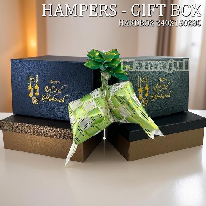 

[MAMAJUL] Kotak Kado Kosong Tanpa Isi Spesial Lebaran Idul Fitri - HAPPY EID MUBARAK 4 Warna 5 Ukuran - Hampers Hard Box - Gift Box murah