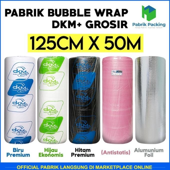 

PLASTIK BUBBLE WRAP 125CM X 50M - BUBBLE WRAP DKM+ PREMIUM MURAH /ROLL murah