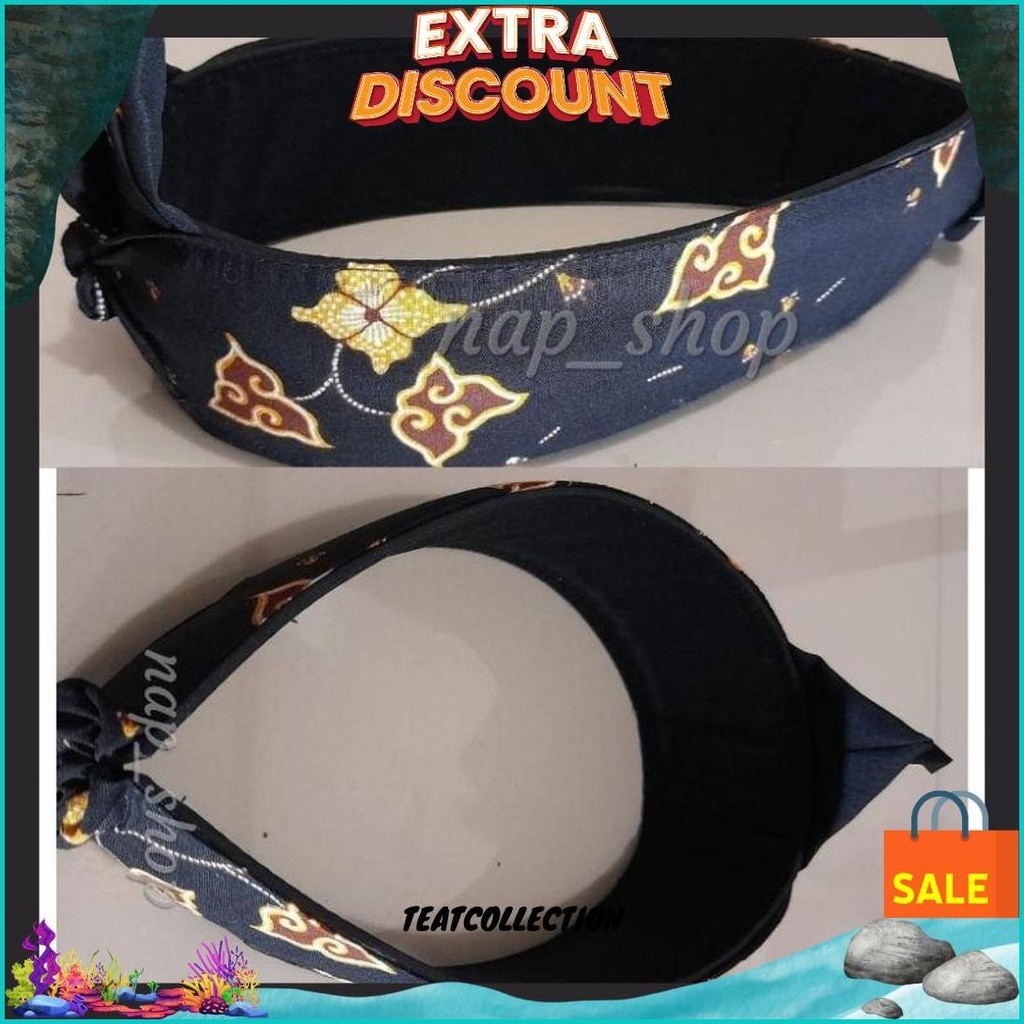 Iket Udeng Totopong Sunda Motif Batik Model Terbuka Bisa Cod Bisa Cod