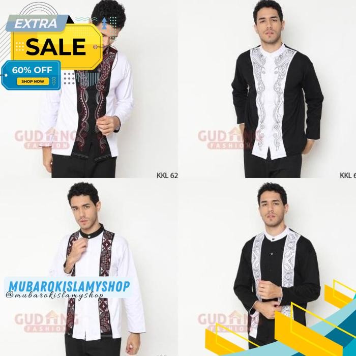 BAJU KOKO & PERLENGKAPAN SHOLAT MUSLIM, SARUNG, SONGKOK, PECI, MASKER PRODUK BAGUS 