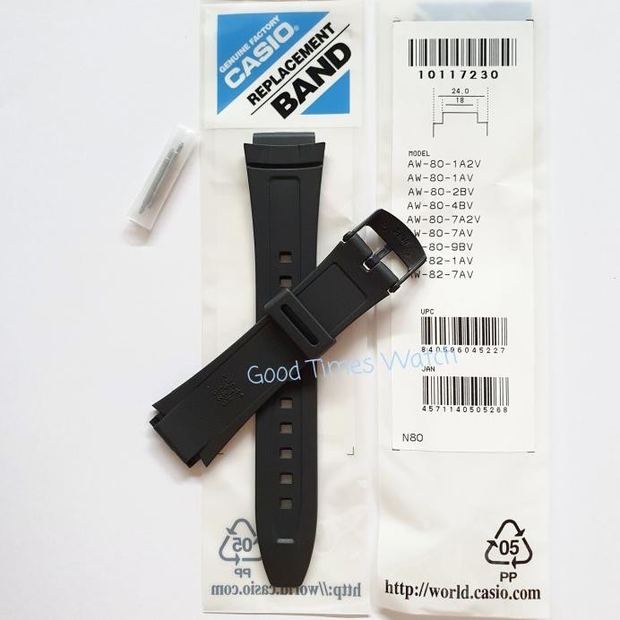 STRAP CASIO AW-80 AW-82 / AW 80 AW 82 Casio Original murah