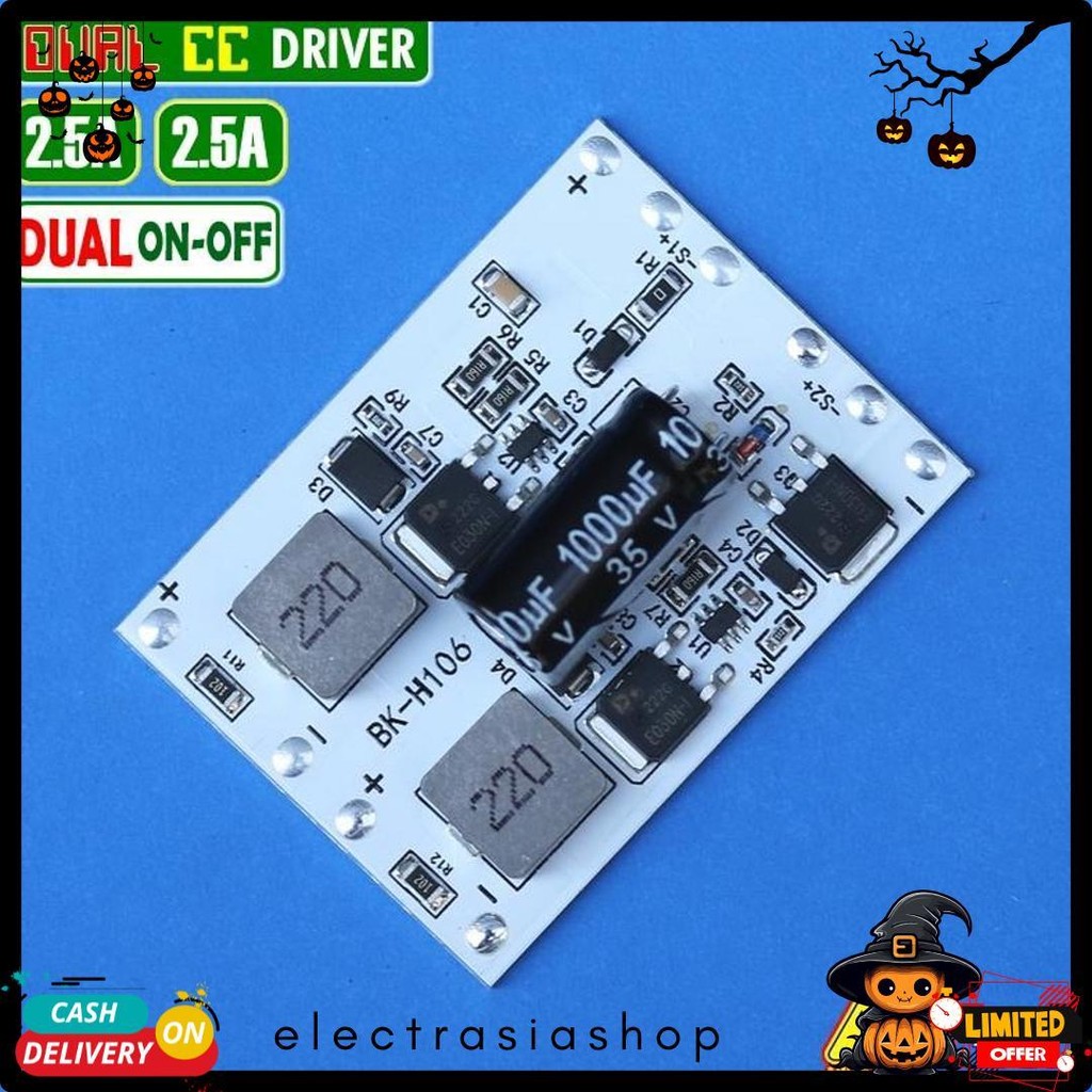 Dual On 2.5A Led Driver Mcp 7070 2X 3570 Sst Xml Biled Laser 12V 24V Terlaris Produk Ini Banyak Dica
