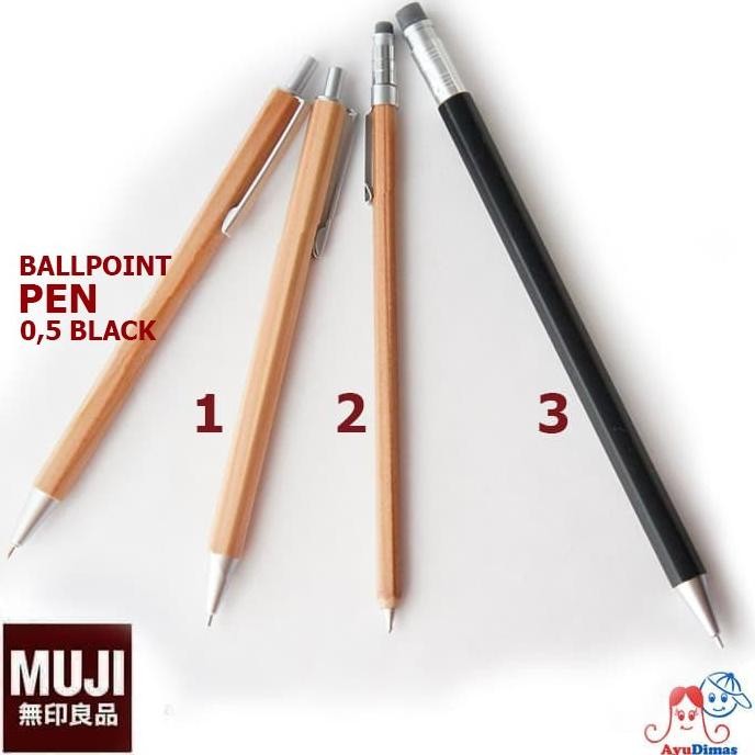 

HARGA DISC - Muji Wooden Hexagonal Mechanical Pencil Mini / pensil mekanik
