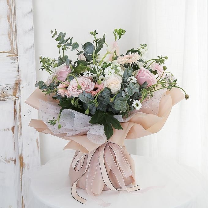 

Kertas Bunga Wrapping Paper Roll - Cellophane Full Color (60cmx20Yard) murah